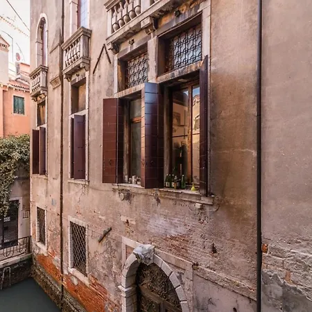 Fenice Backstage Over Canal Venice